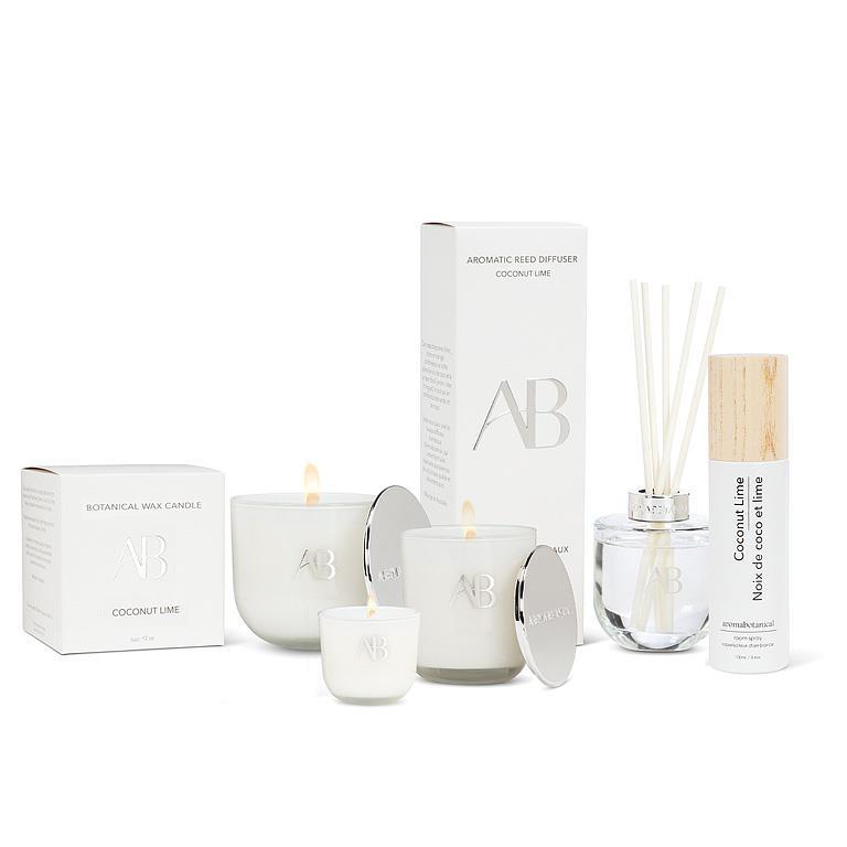 bougie aromabotanical noix de coco et lime