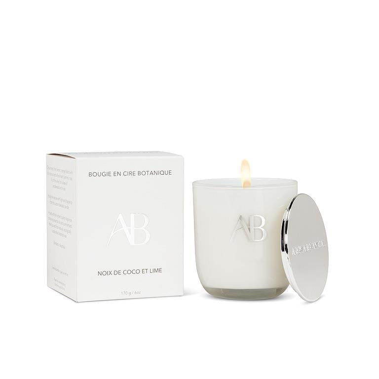 bougie aromabotanical noix de coco et lime