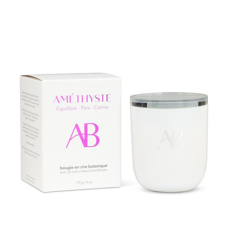 bougie aromabotanical améthyste