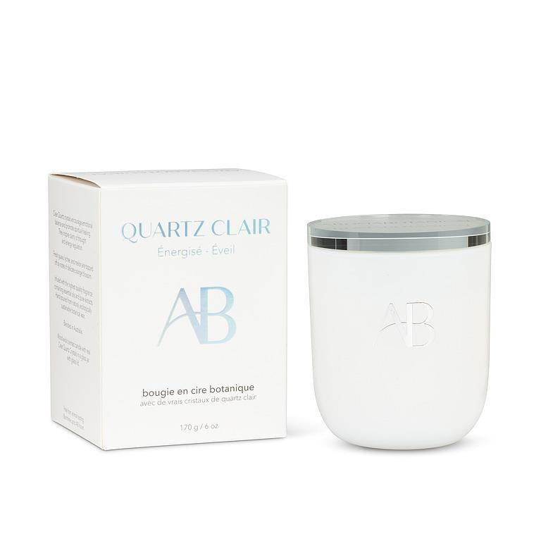 bougie aromabotanical quartz clair