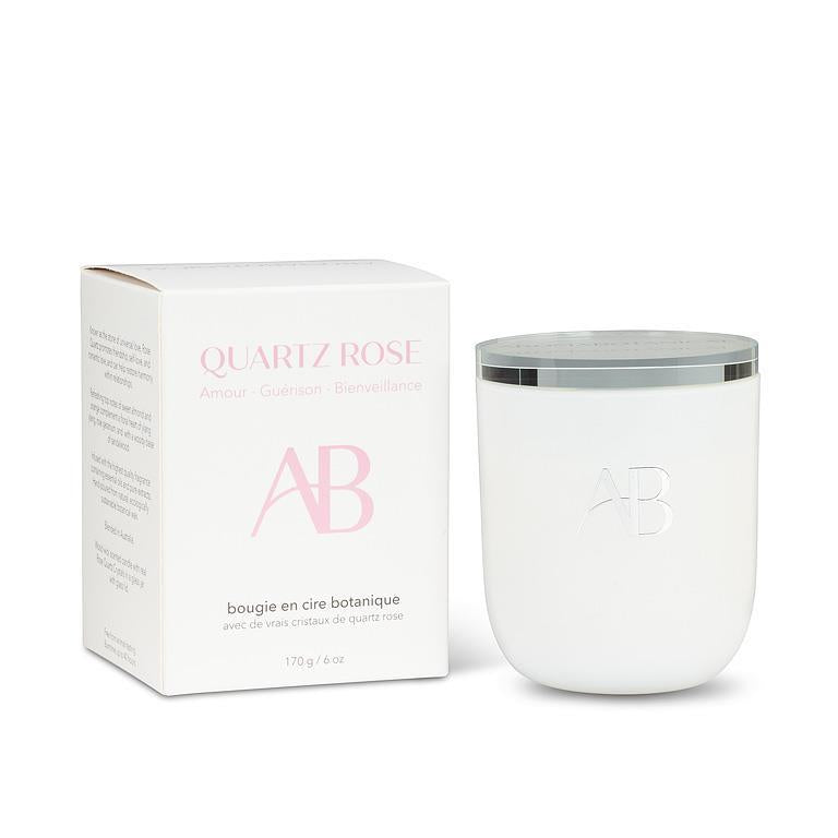 bougie aromabotanical quartz rose