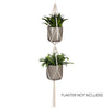 Jardinière double | Macramé-906