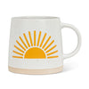 tasse motif de soleil