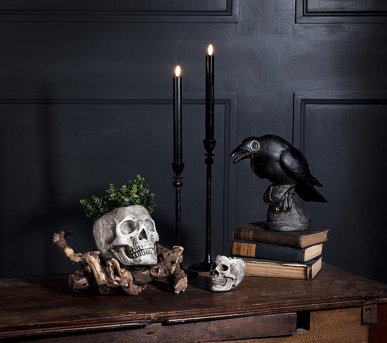 cache-pot tête de mort