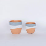 Cache-pot motif tricolore (CNP-409)