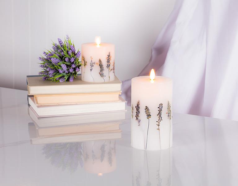 reallite lavender flameless candle