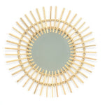 Miroir Soleil en Rotin (278)