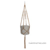jardinière en macramé