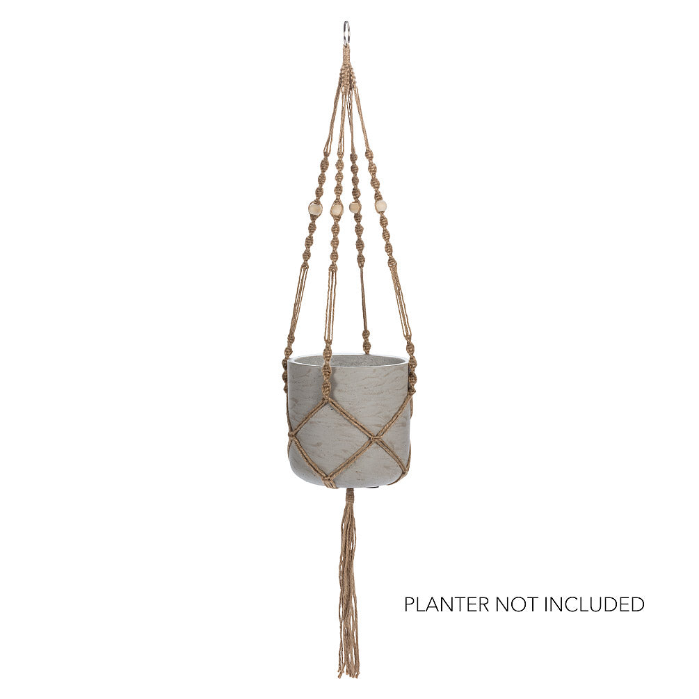 jardinière en macramé