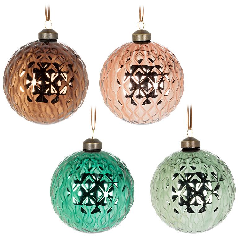 glass christmas tree ornament