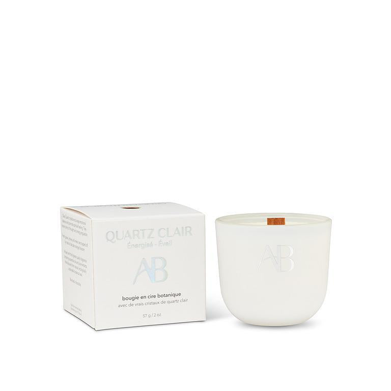 bougie aromabotanical quartz clair