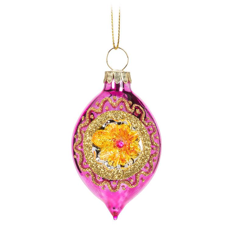 vintage reflector ornaments