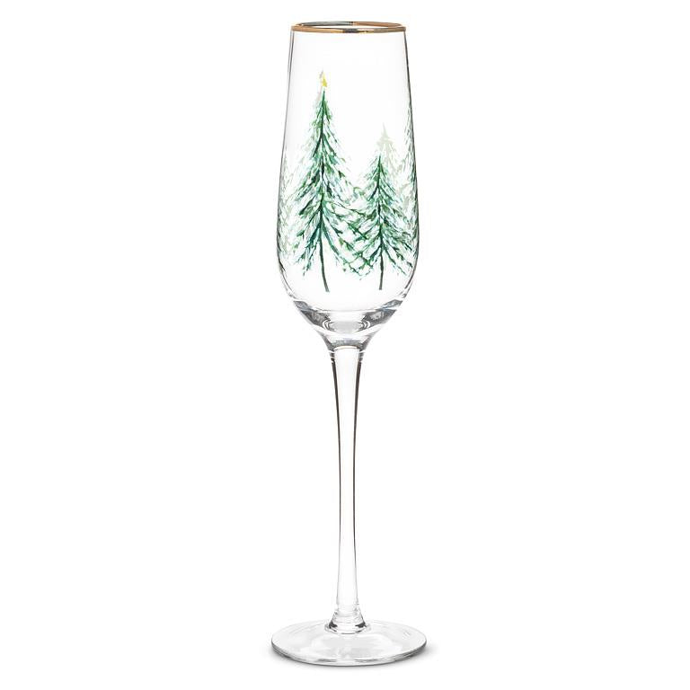 winter holiday glassware