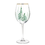 winter holiday glassware