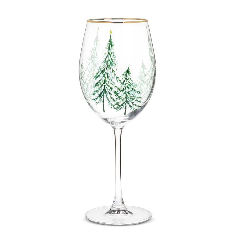 winter holiday glassware