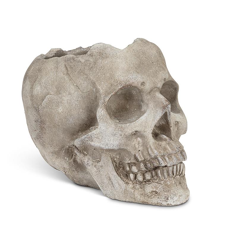 cache-pot tête de mort