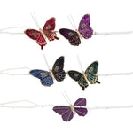 butterfly ornament clip papillon