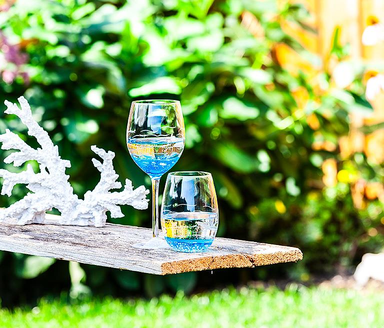 SARDINIA-SG | Engraved stemless wine glass