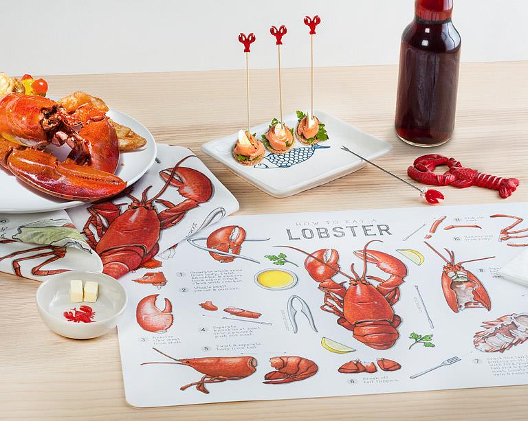 napperon homard