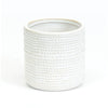 Cache-pot en céramique texturé 4"