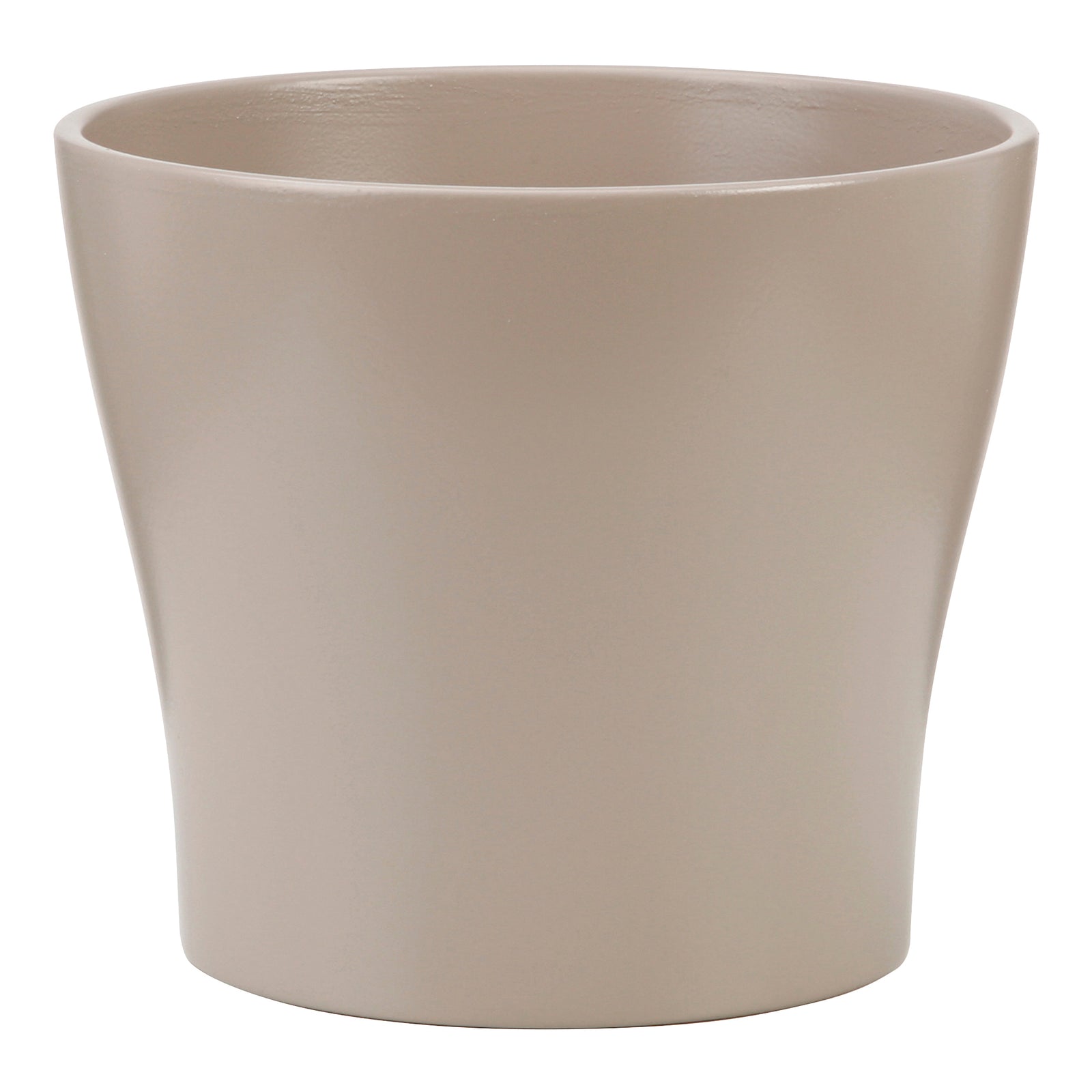 Cache-pot | Céramique Gris taupe