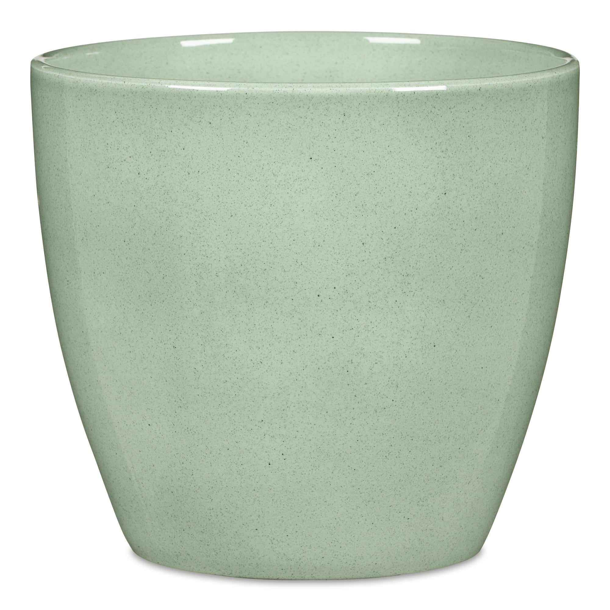 cache-pot en céramique menthe