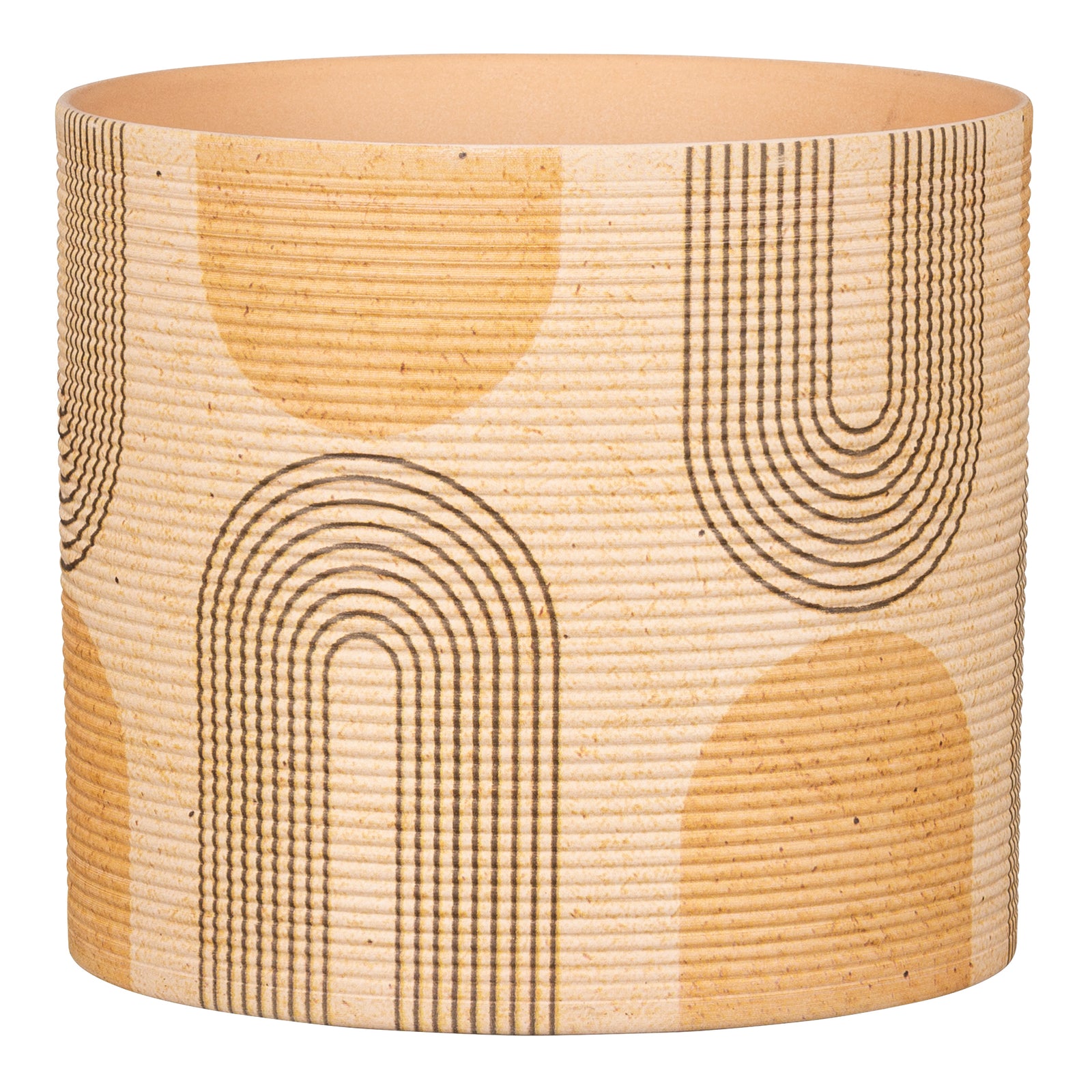 cache-pot motif mid-century