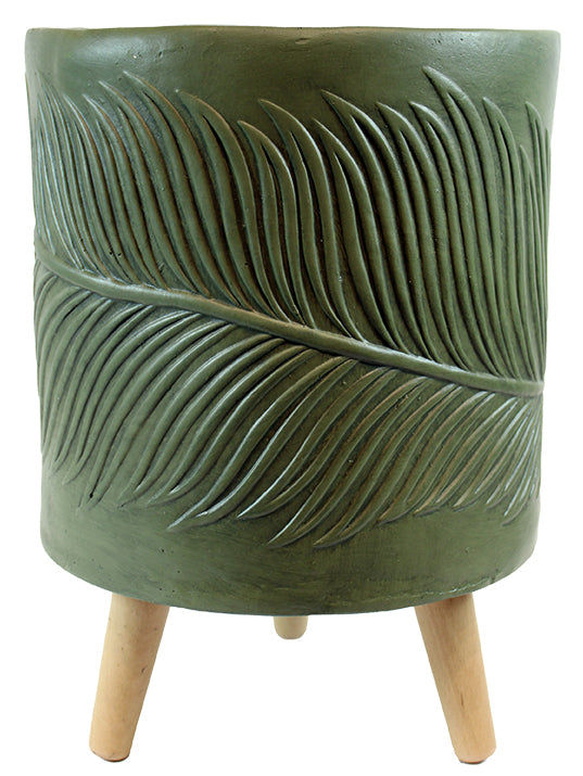 Cache-pot sur pied | Beryl Leaf