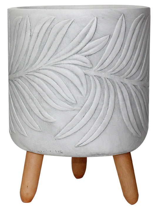 Cache-pot sur pied | Beryl Leaf