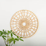 Wicker wall decor