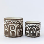 Cache-pot design abstrait (CNP-365)