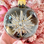 boule de noel vintage noir