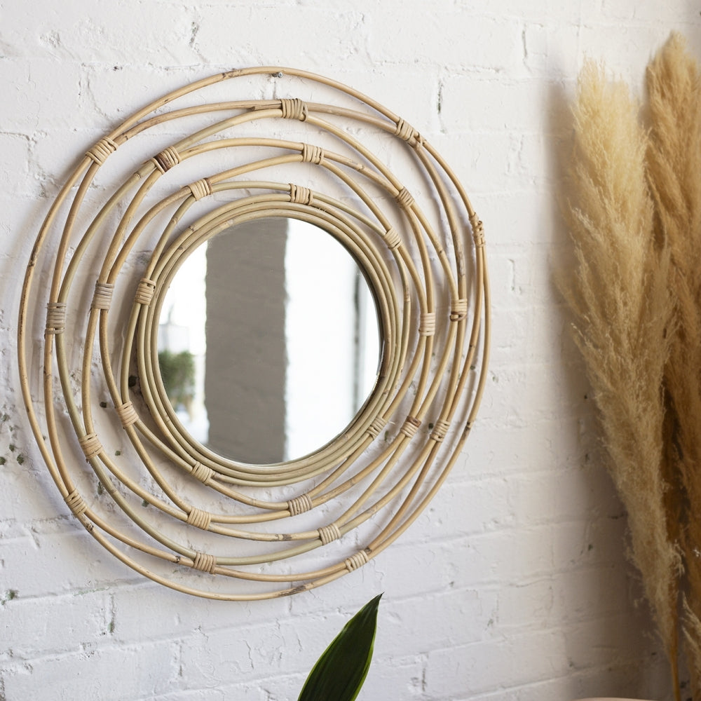 Rattan Mirror (277)